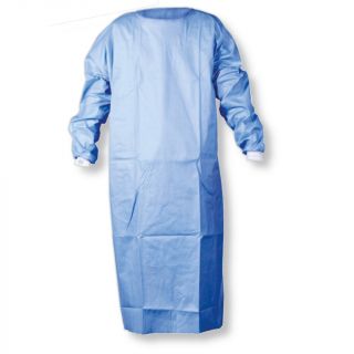 Green Guava Disposable Surgeon Gown Non Woven Fabric-blue