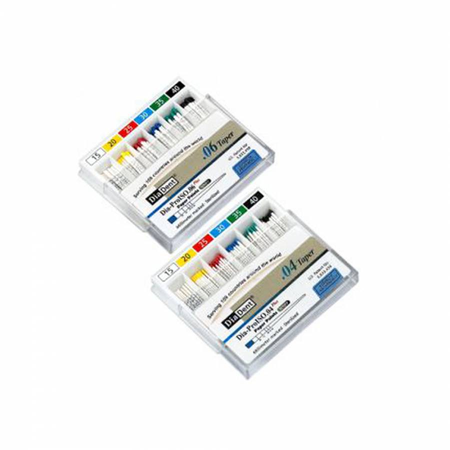 Diadent Paper Point 4% #20