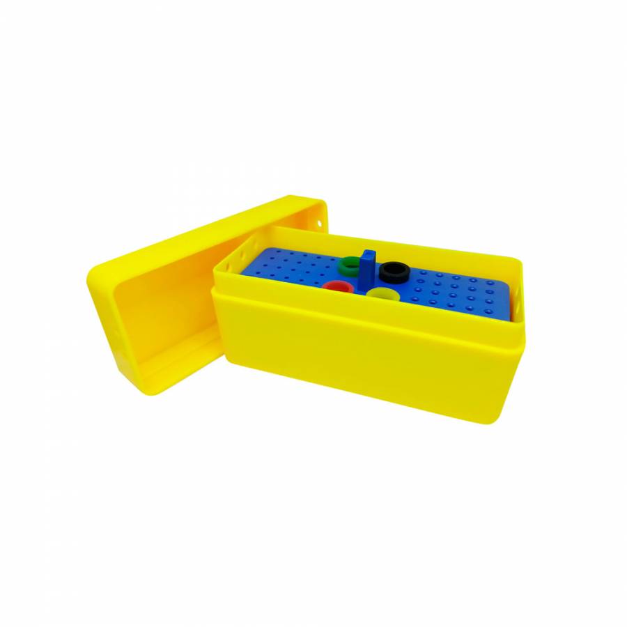 Endo Box Plastic Type C Rectangle Autoclavable Turquoise