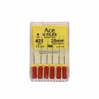 Prime Dental Ace H Files #25, 25mm (Pack Of 5)