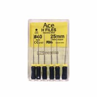 Prime Dental Ace H Files #40, 25mm (Pack Of 5)