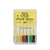 Prime Dental Ace H Files #15-40, 25mm (Pack Of 5)